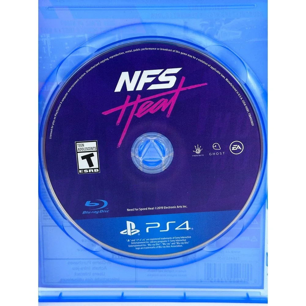 Need‎ For Speed Heat PS4 Game Playstation 4 Racing Adventure Teen ESRB Rated